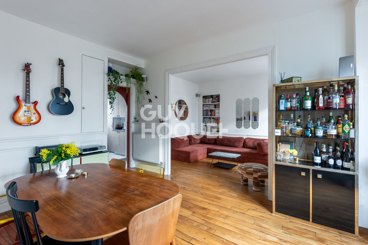 Gare de Lyon Rare 4 pièces traversant sans vis-à-vis