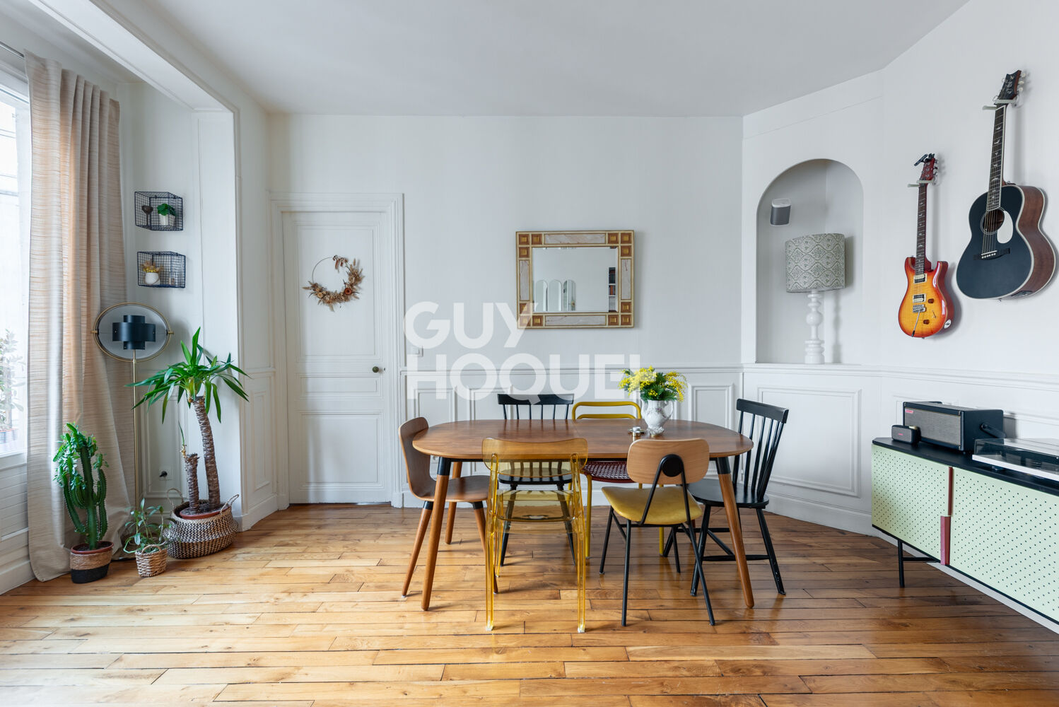 Gare de Lyon Rare 4 pièces traversant sans vis-à-vis