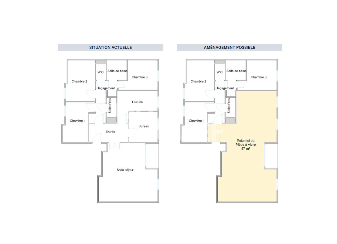 Appartement familial en dernier étage