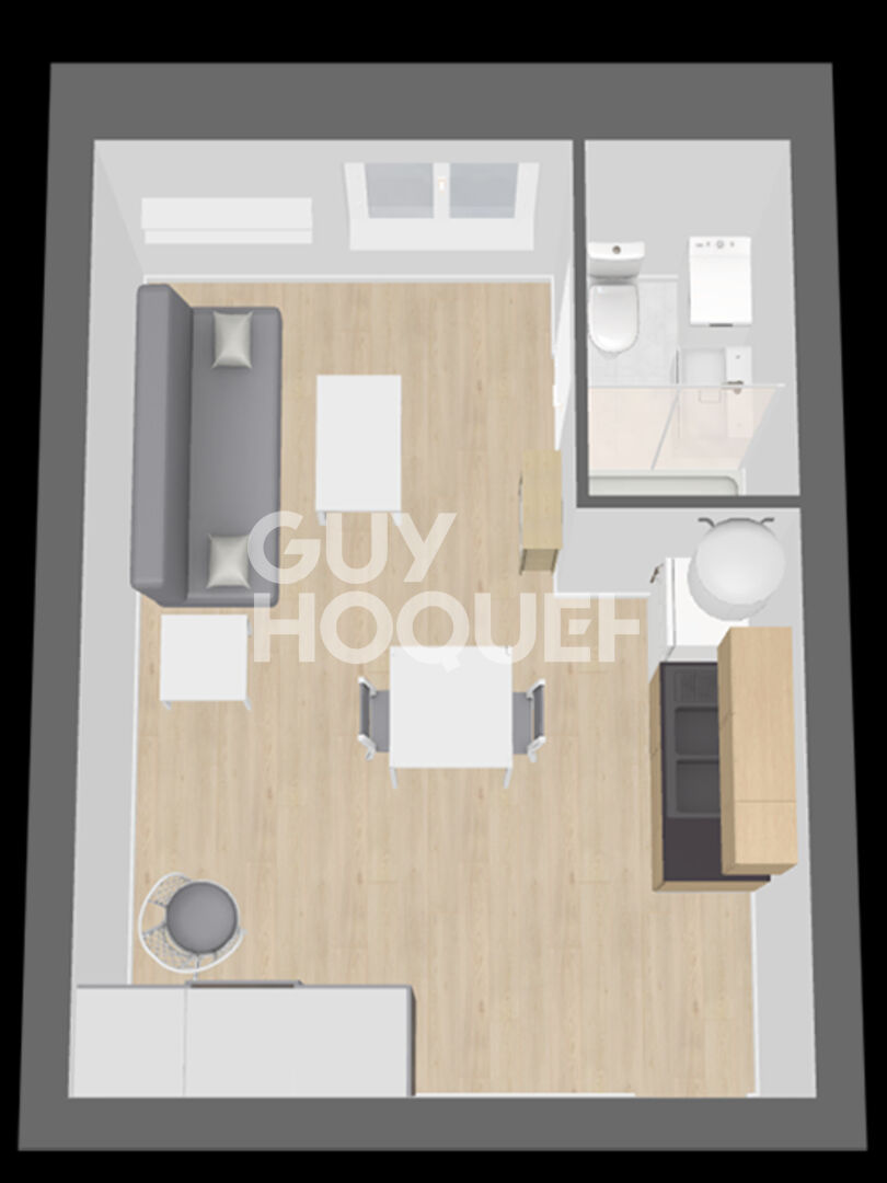 Charmant studio sans perte d'espace - Place d'Italie