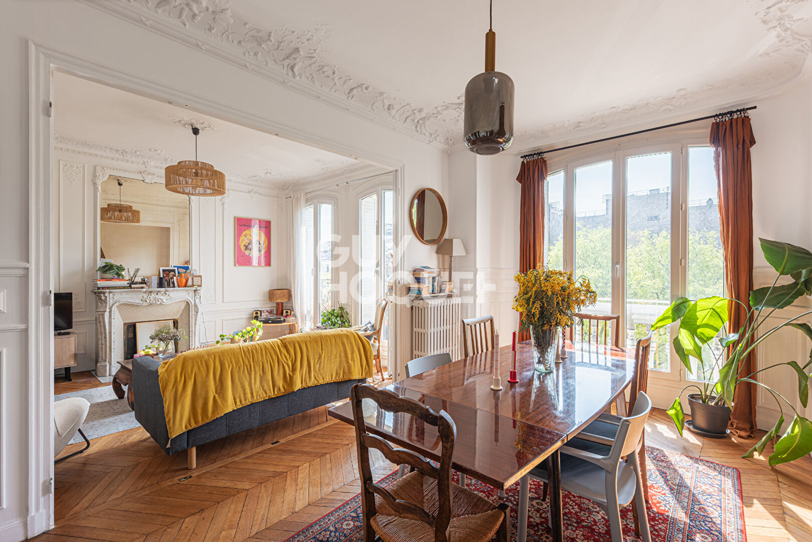 Place Courteline, Appartement familial exposé SUD et sans vis-à-vis