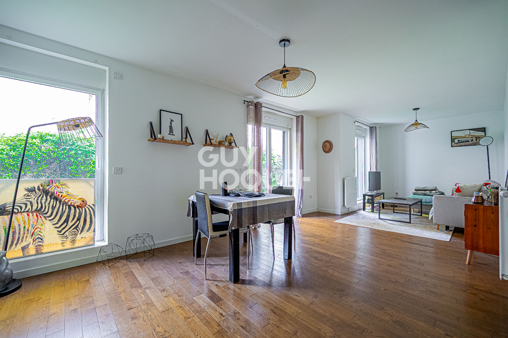 Appartement 3 pièces - 56 m2 avec jardin 60 m2