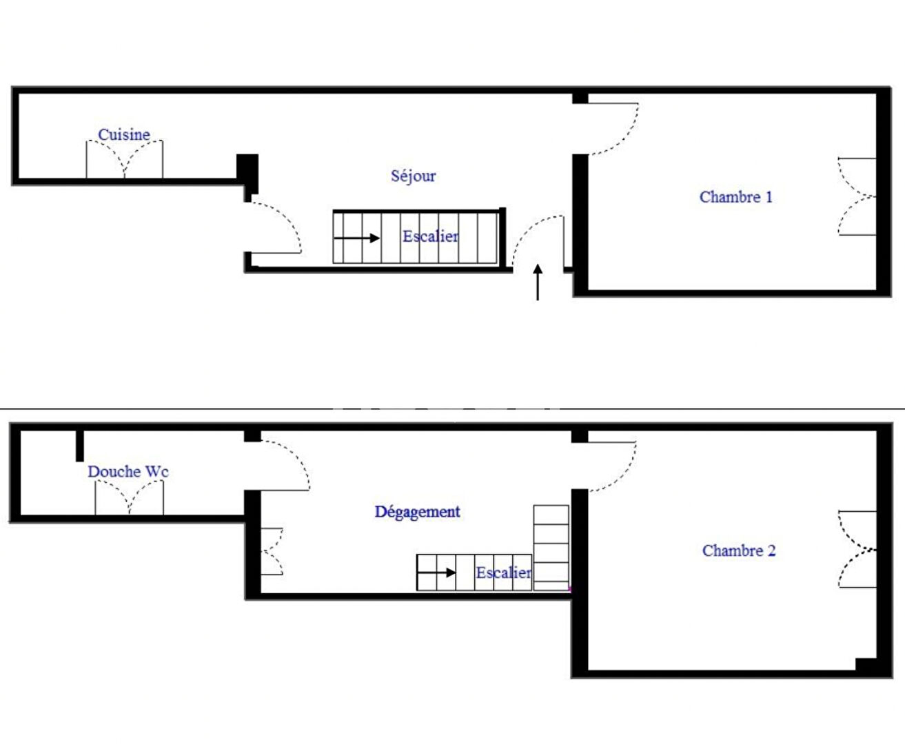 Appartement Paris 3 pièce(s) 43.93 m2