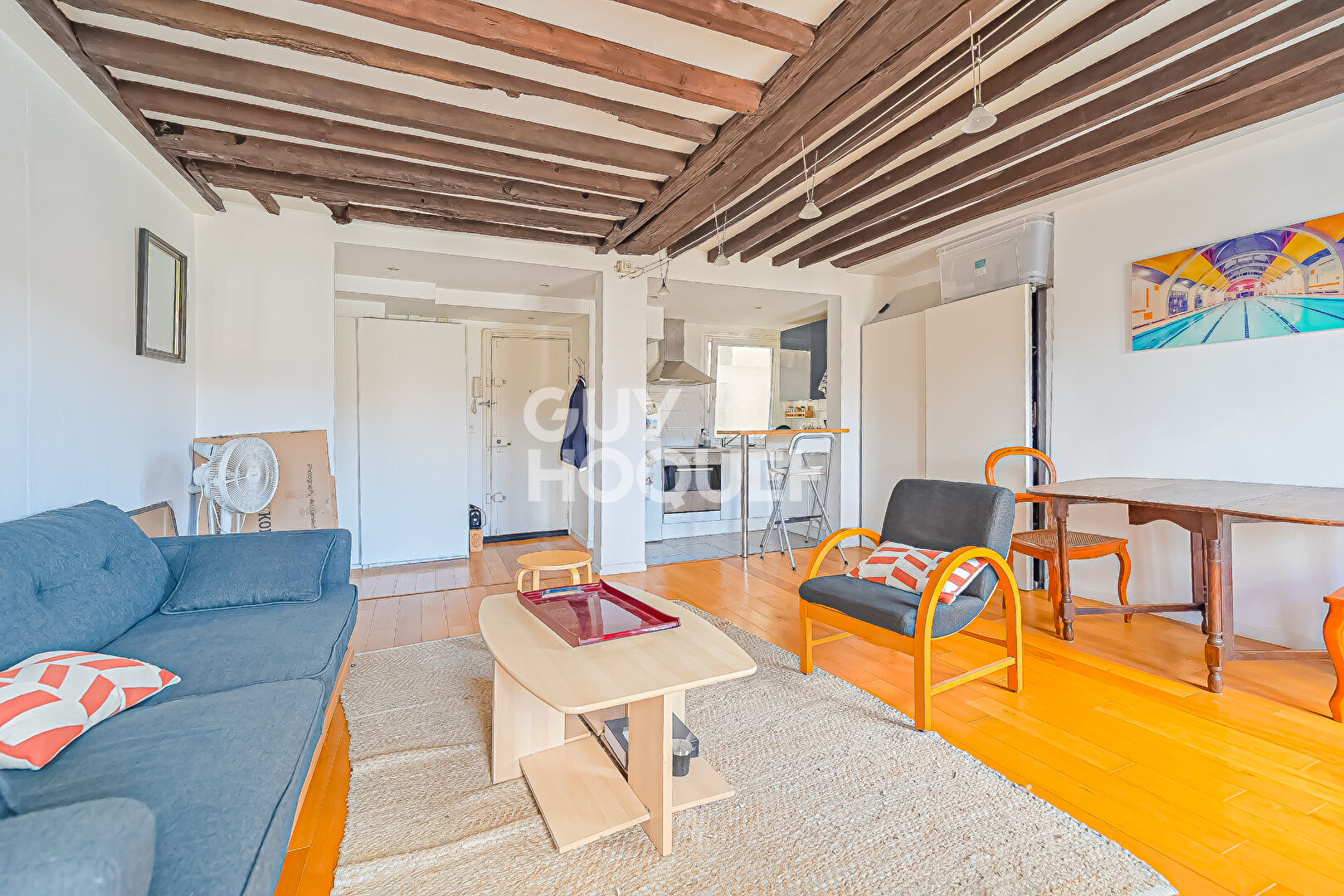 Aligre : Appartement 2 pièces sans travaux