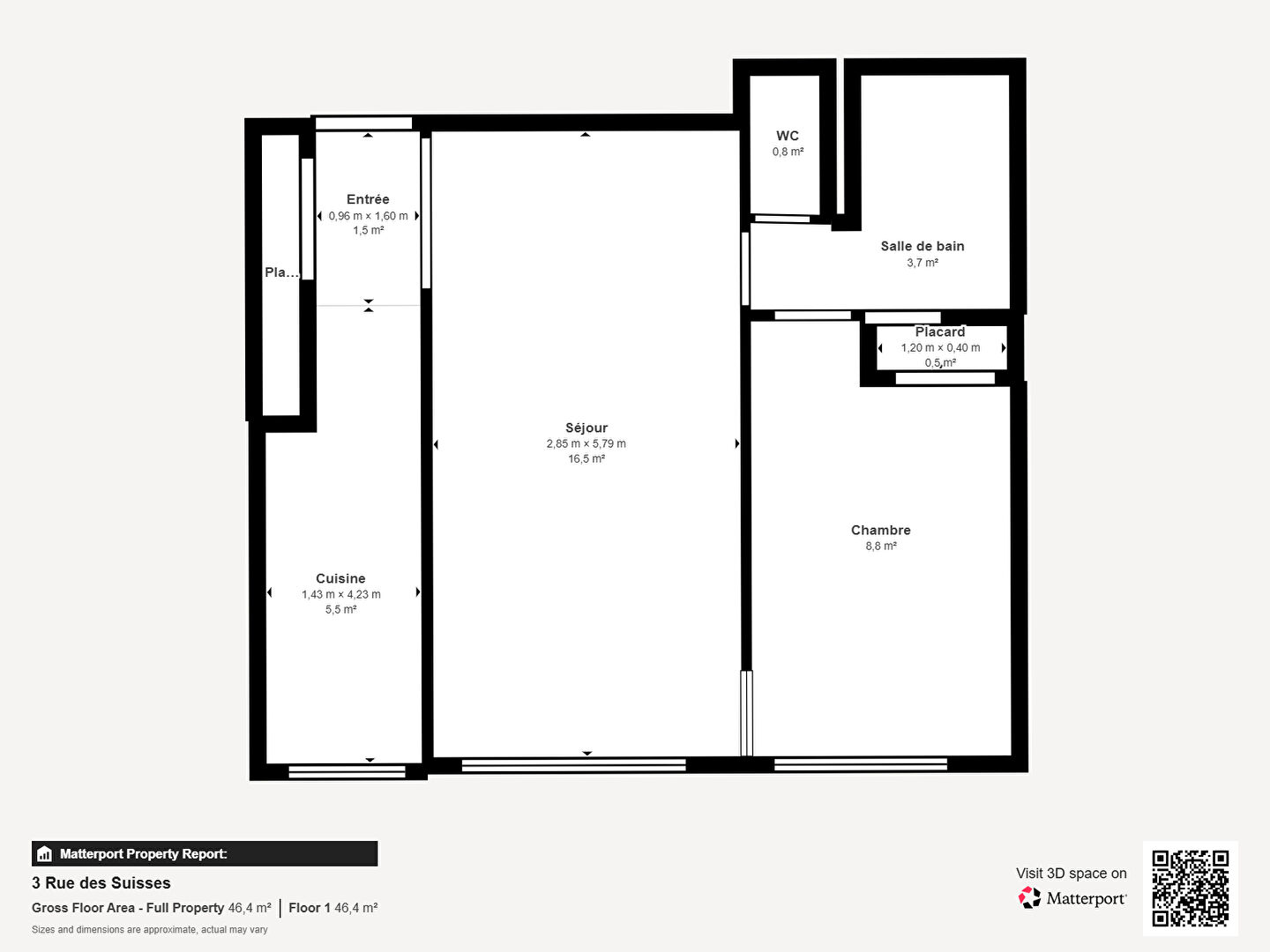 À louer : Appartement meublé 2 pièces à Paris 14ème