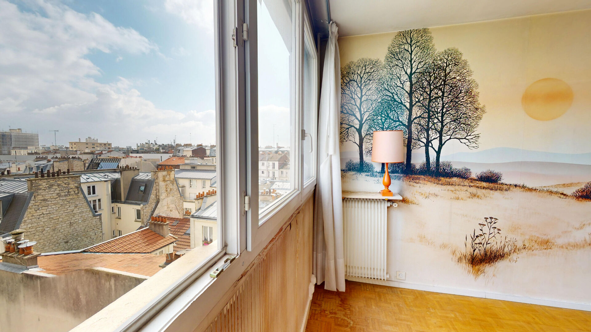 Appartement 2 pièces 38m² sans vis à vis à Paris - Référence V959