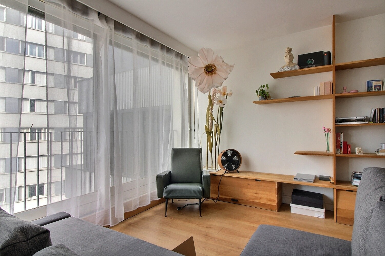 Appartement  2 pièce(s) Balcon