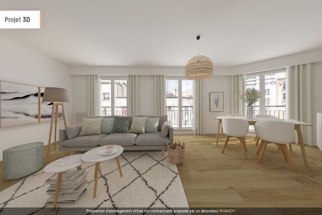 BOULOGNE-BILLANCOURT - Appartement 4 pièces avec balcon