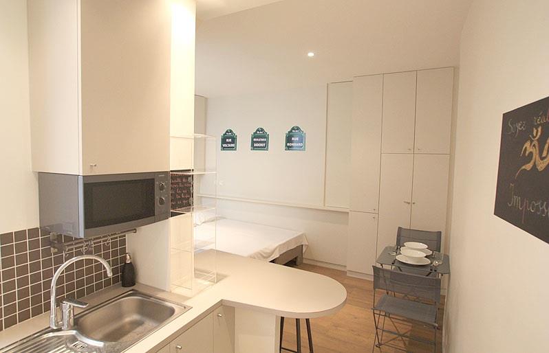 Beau studio meublé - rue au Maire