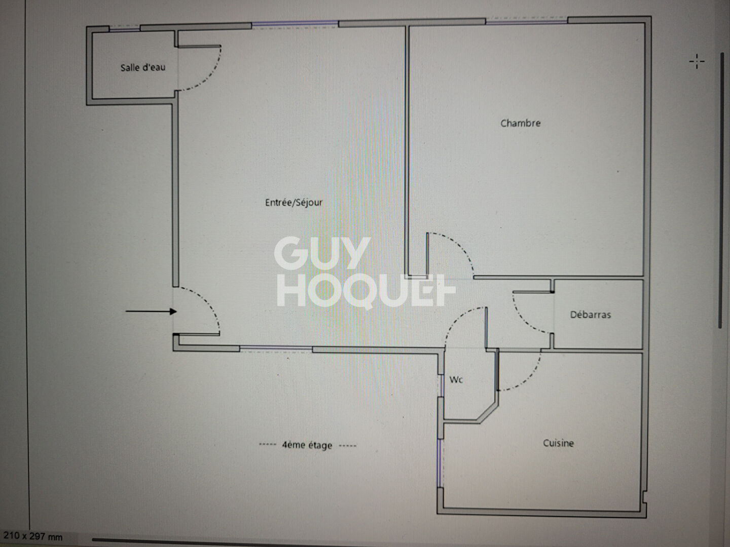 2 pièces 36 m² TELEGRAPHE