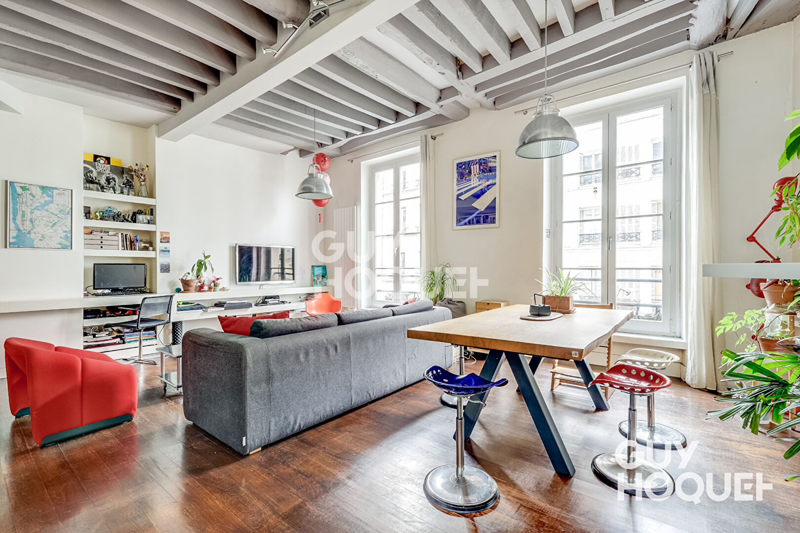 3 pièces 87.17 m2 PARIS 19 BELLEVILLE