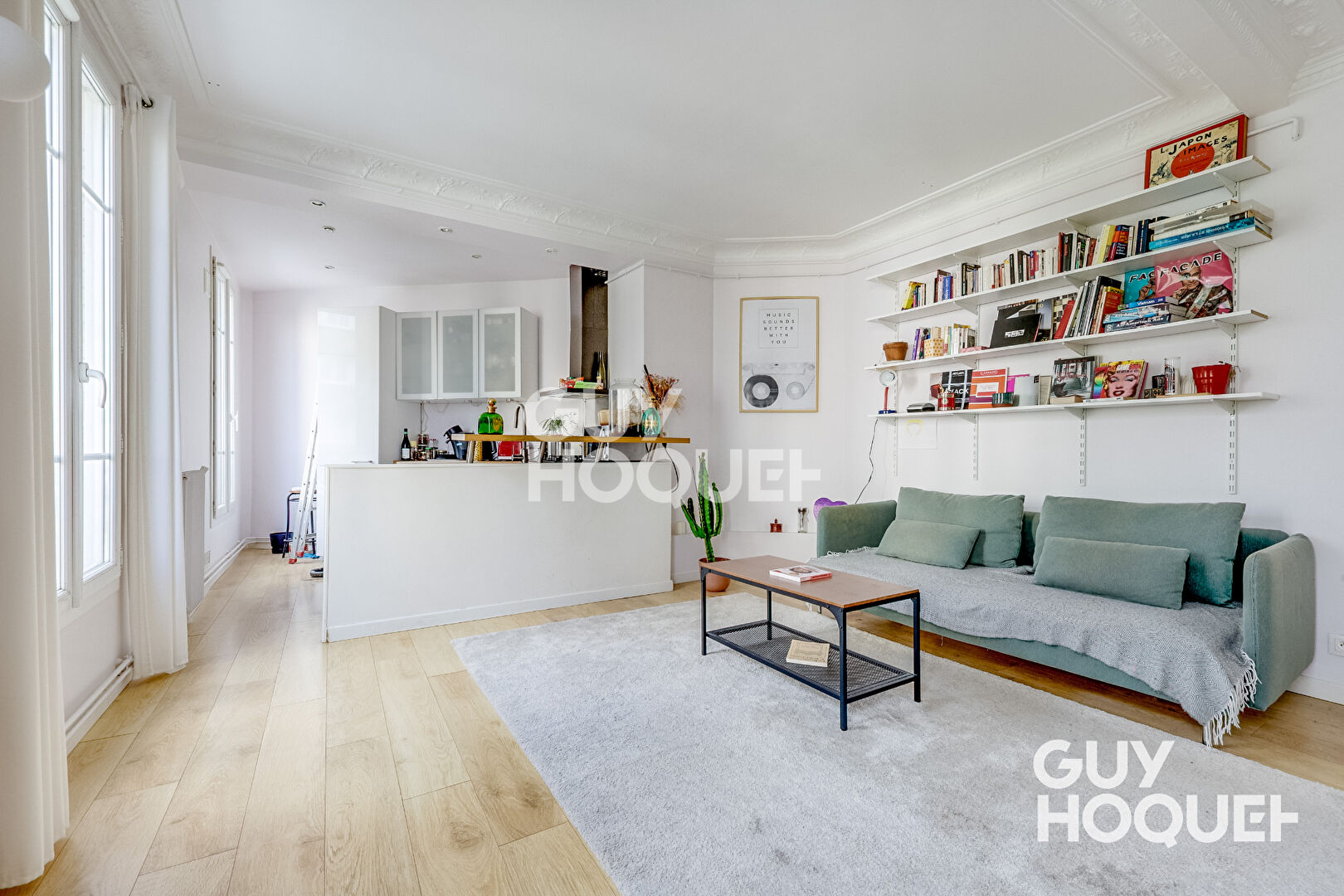 Appartement Paris 2 pièce(s) 48.55 m2