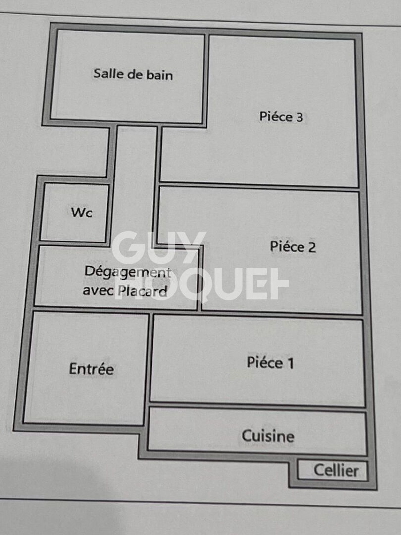 Appartement Paris 3 pièce(s) 67 m2, Belleville