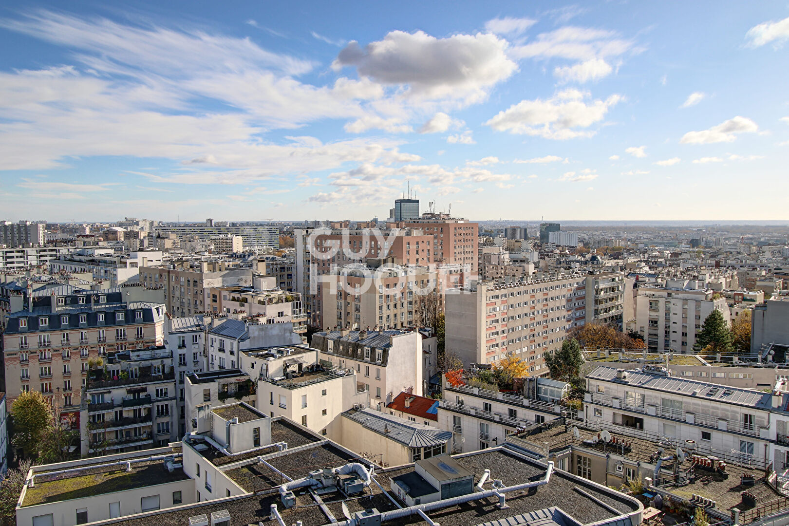 Studio meublé avec vue ultra dégagée
