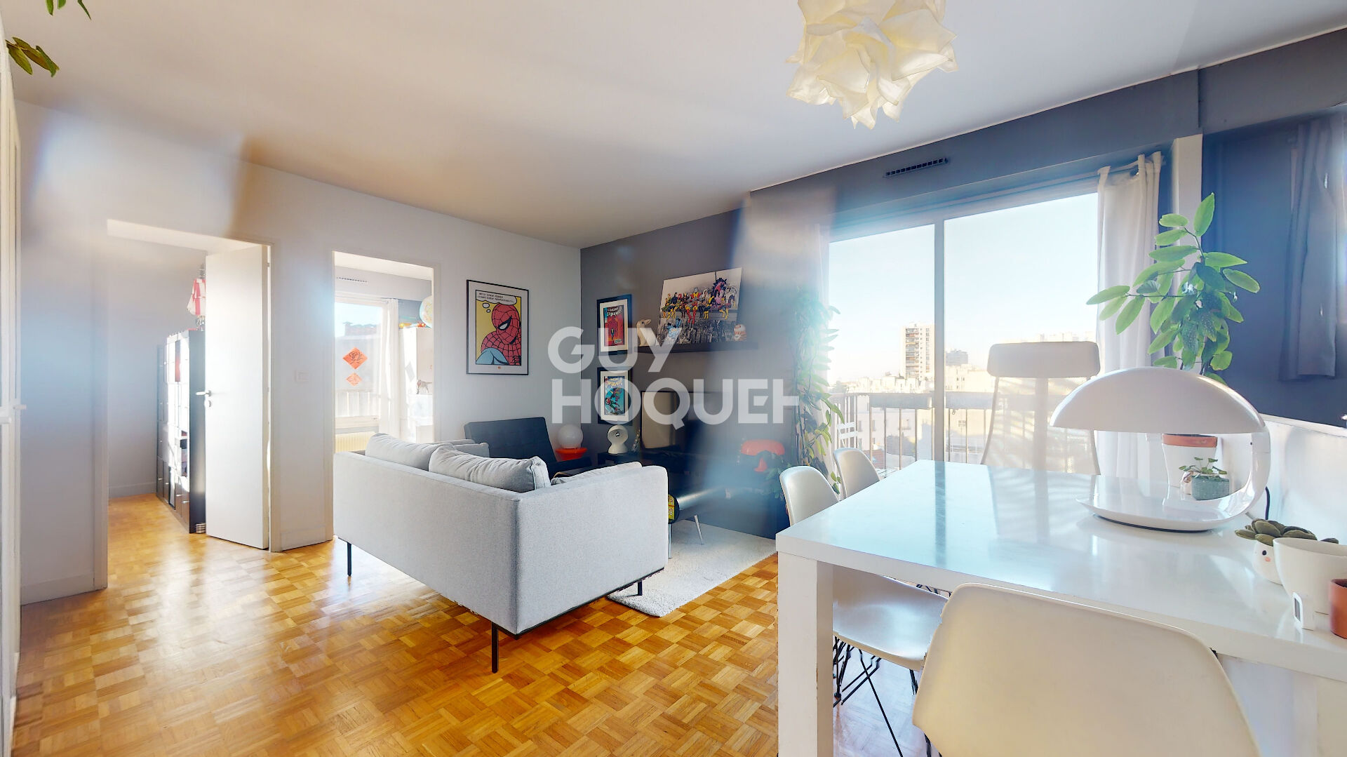 3 pièces avec balcon - Paris 20ème