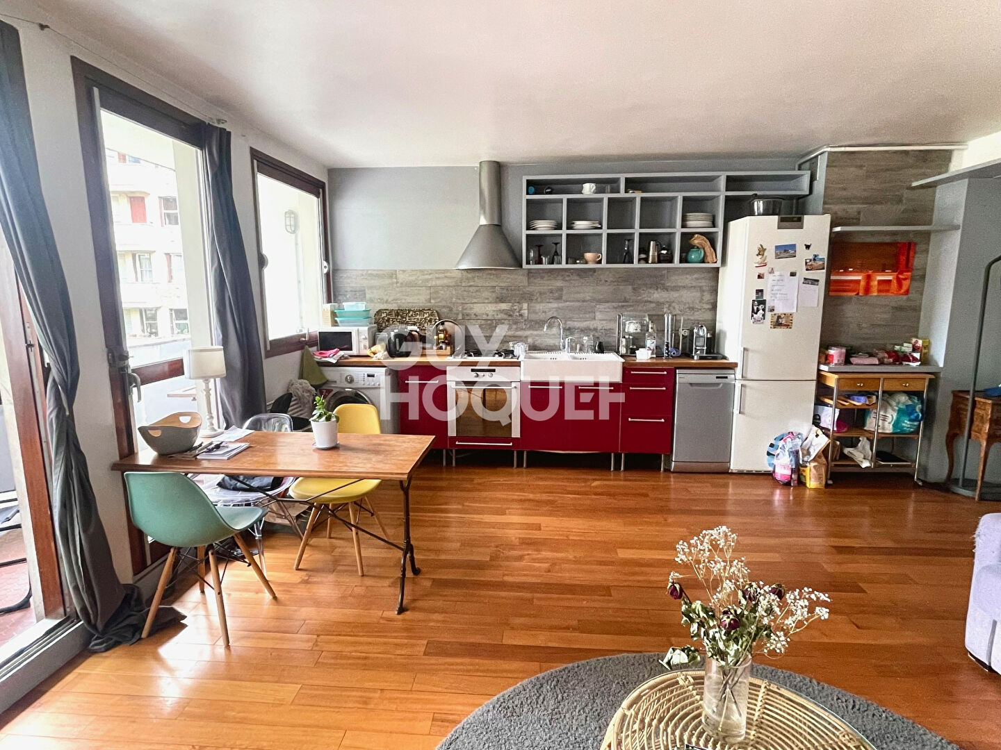 Appartement 2 pièces avec balcon et vue dégagée ? Quartier Passy