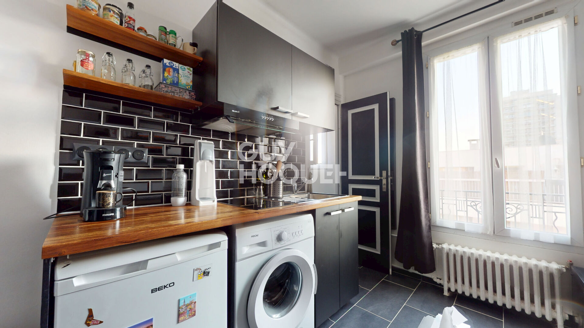 Charmant studio avec vue dégagée - Dernier étage - Gambetta