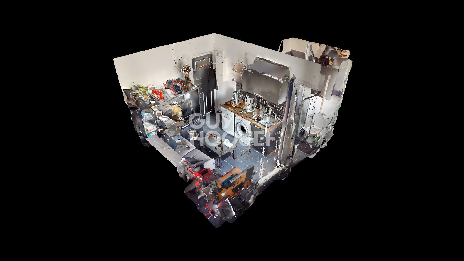 Charmant studio avec vue dégagée - Dernier étage - Gambetta