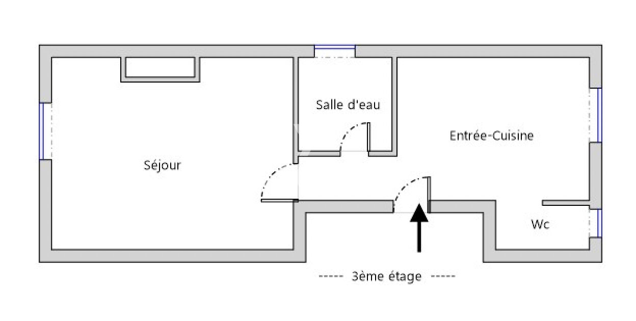 Appartement Paris 1 pièce(s)