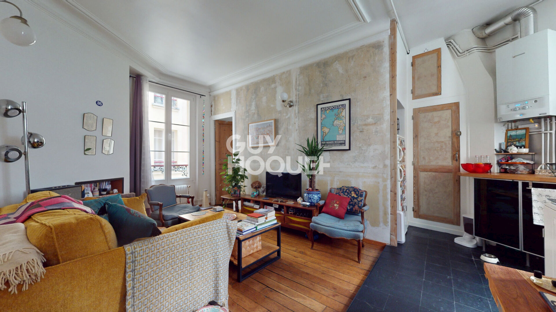 Appartement Paris 2 pièce(s) 36 m2