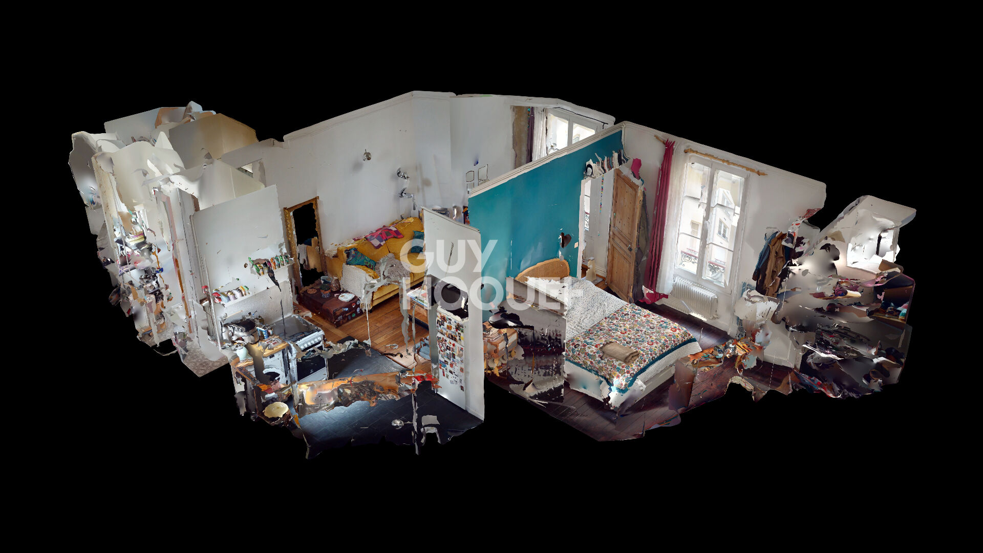 Appartement Paris 2 pièce(s) 36 m2