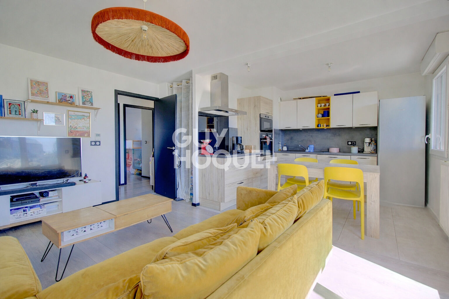 3 pièces avec terrasse et balcon - ROMAINVILLE