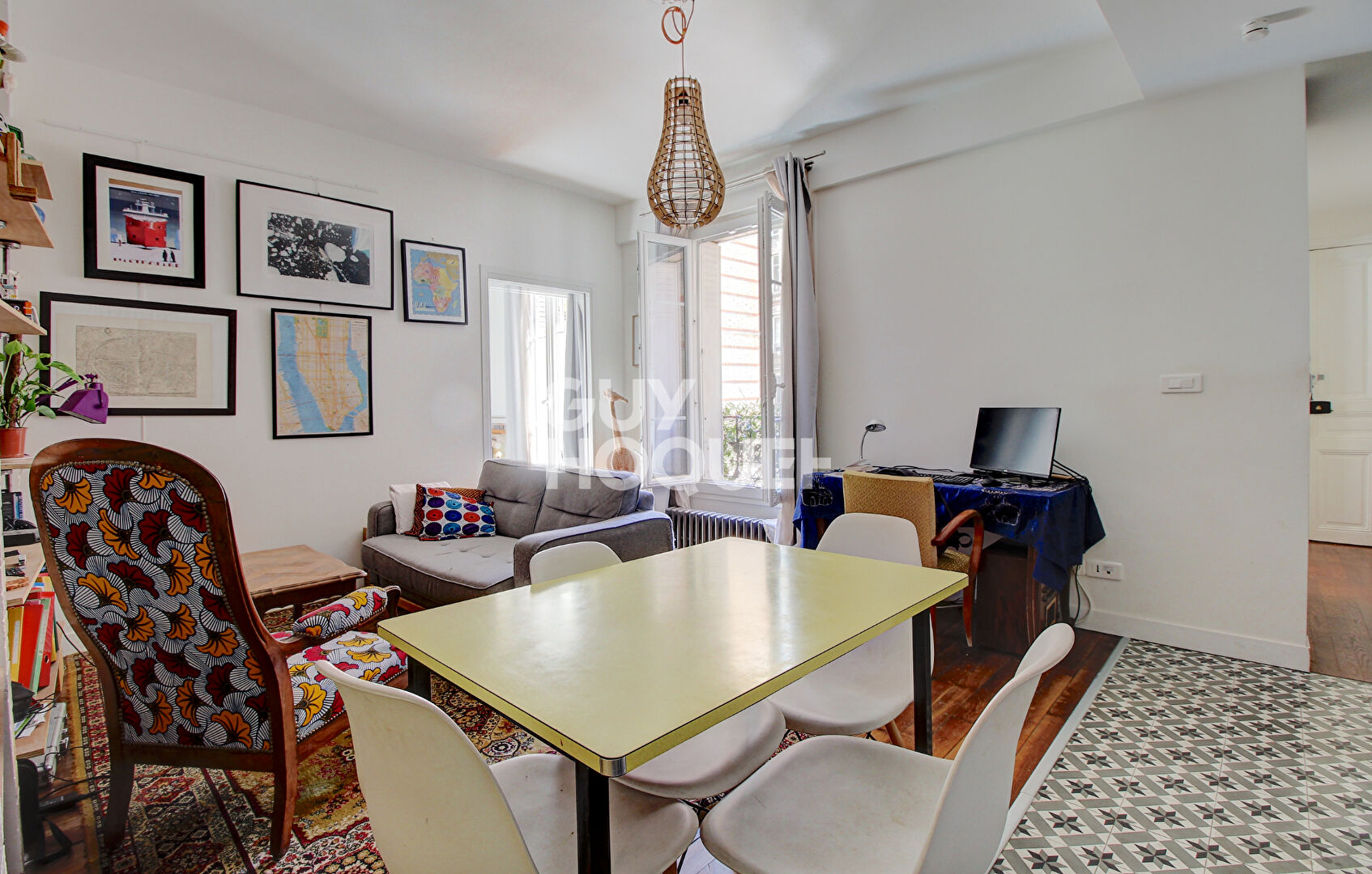 2 pièces - Gambetta/ place Edith Piaf