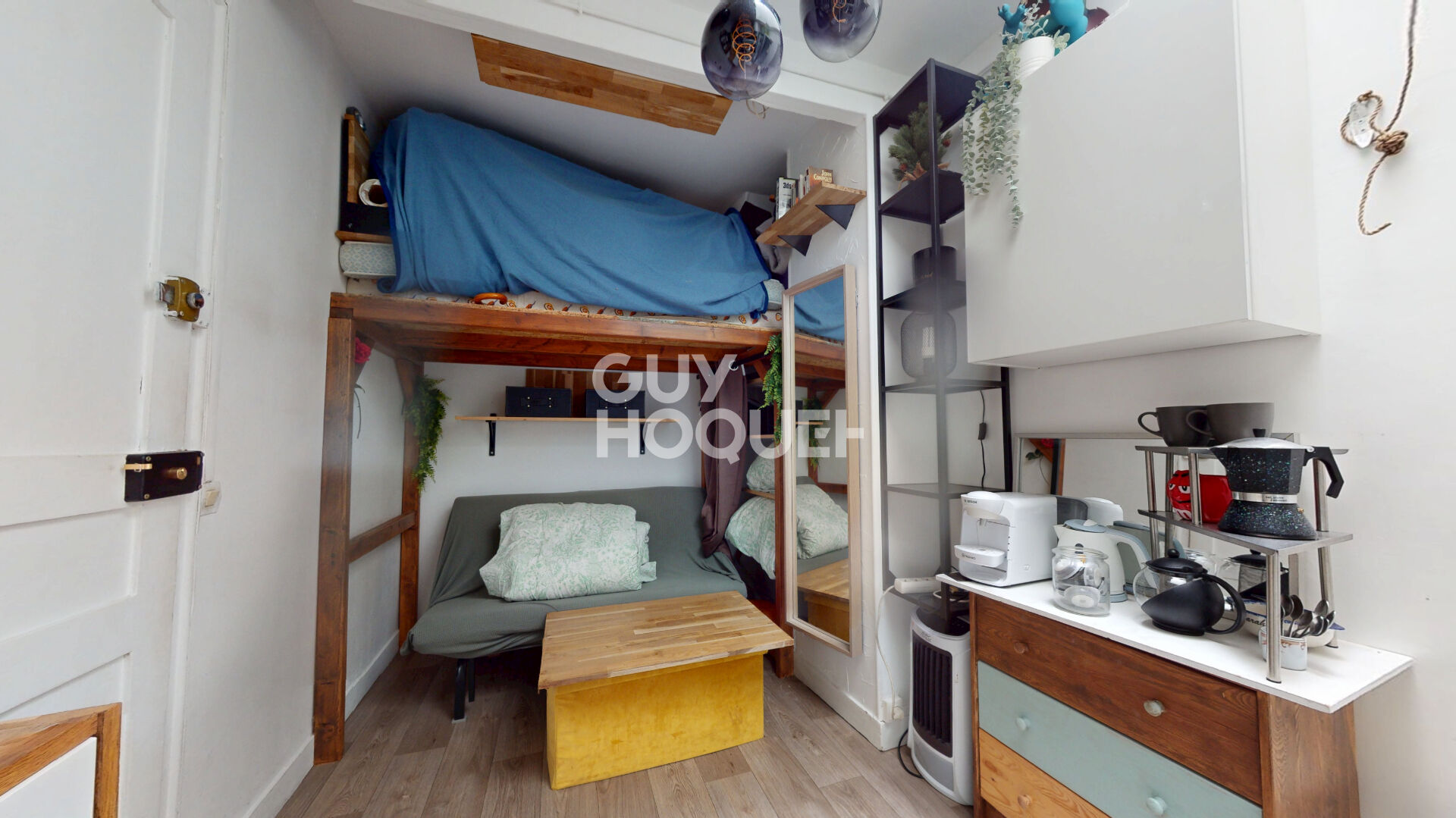 Appartement Paris 1 pièce(s) 8.45 m2