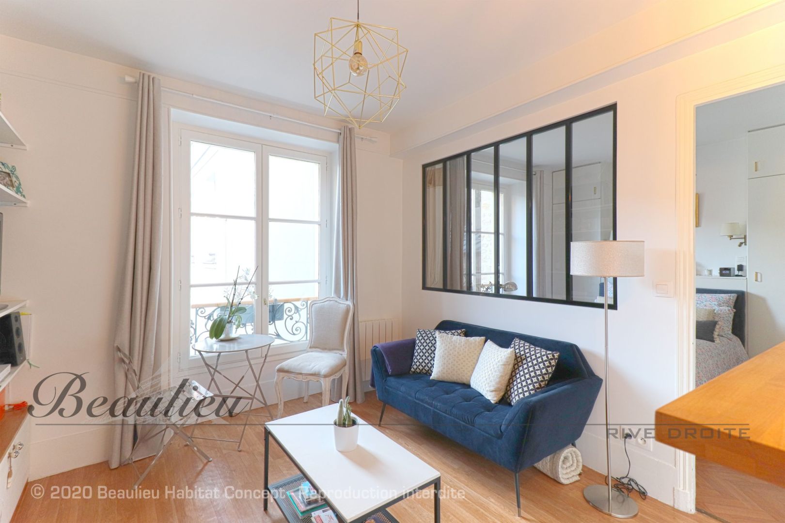Studio meublé, Rambuteau, Paris 3ème