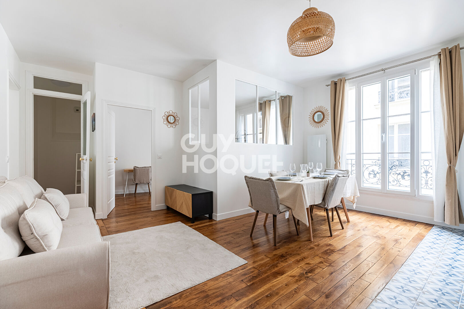 Appartement 3 pièce(s) 65m2Paris 75015 entièrement rénové.