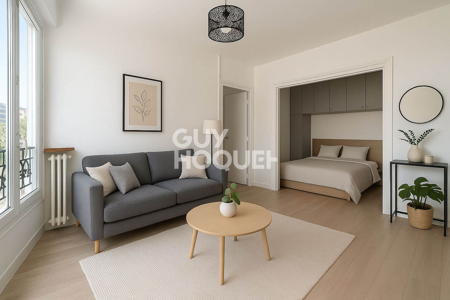 34m2 - Dernier étage avec vue dégagée -  Quartier Nationale