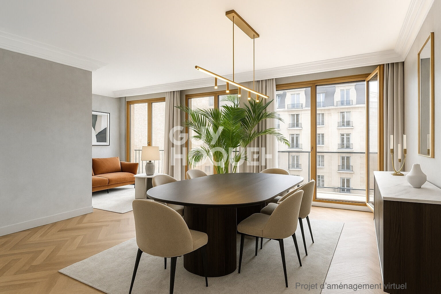 PARIS 15 - Appartement 5 pièces 95 m2 avec balcon