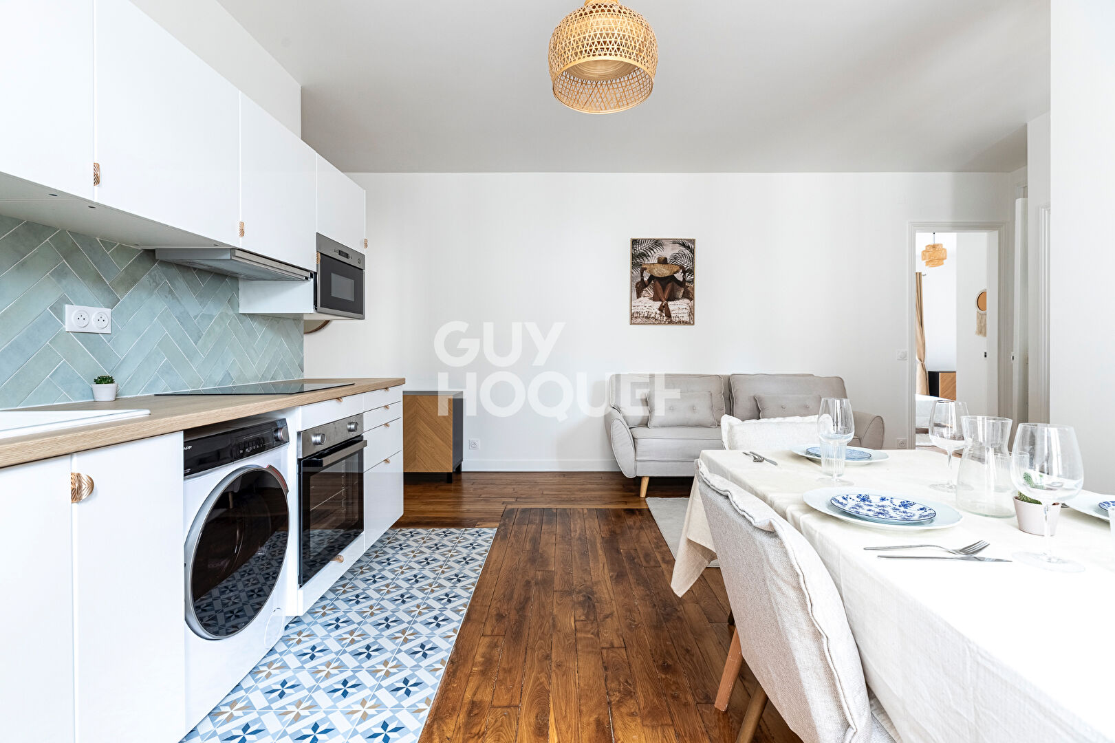 Appartement 3 pièce(s) 65m2Paris 75015 entièrement rénové.