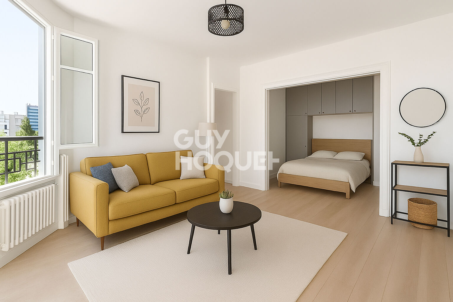 34m2 - Dernier étage avec vue dégagée -  Quartier Nationale