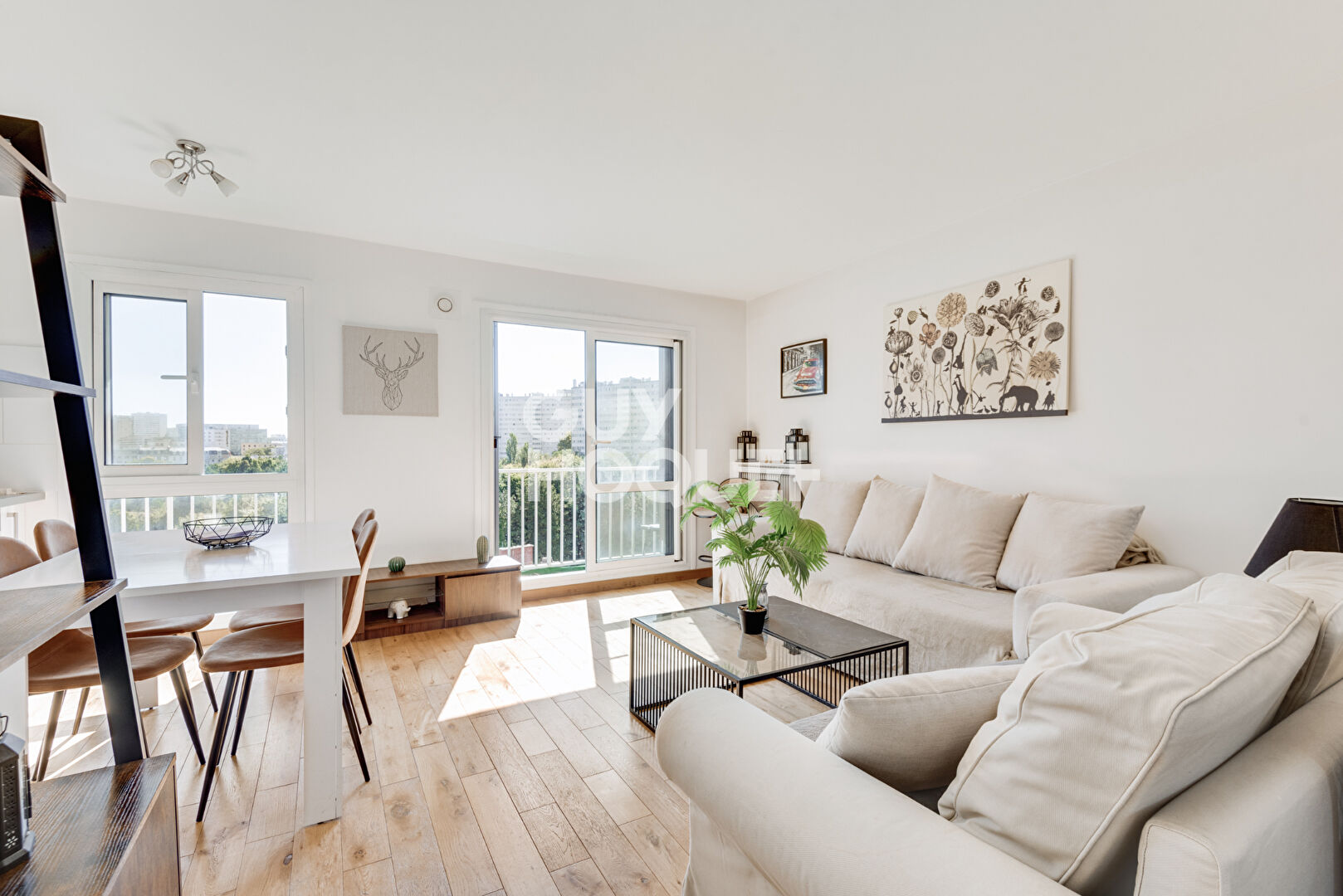 GEORGES BRASSENS - DERNIER ÉTAGE 2/3 PIECES 54M² BALCONS ET PARKING