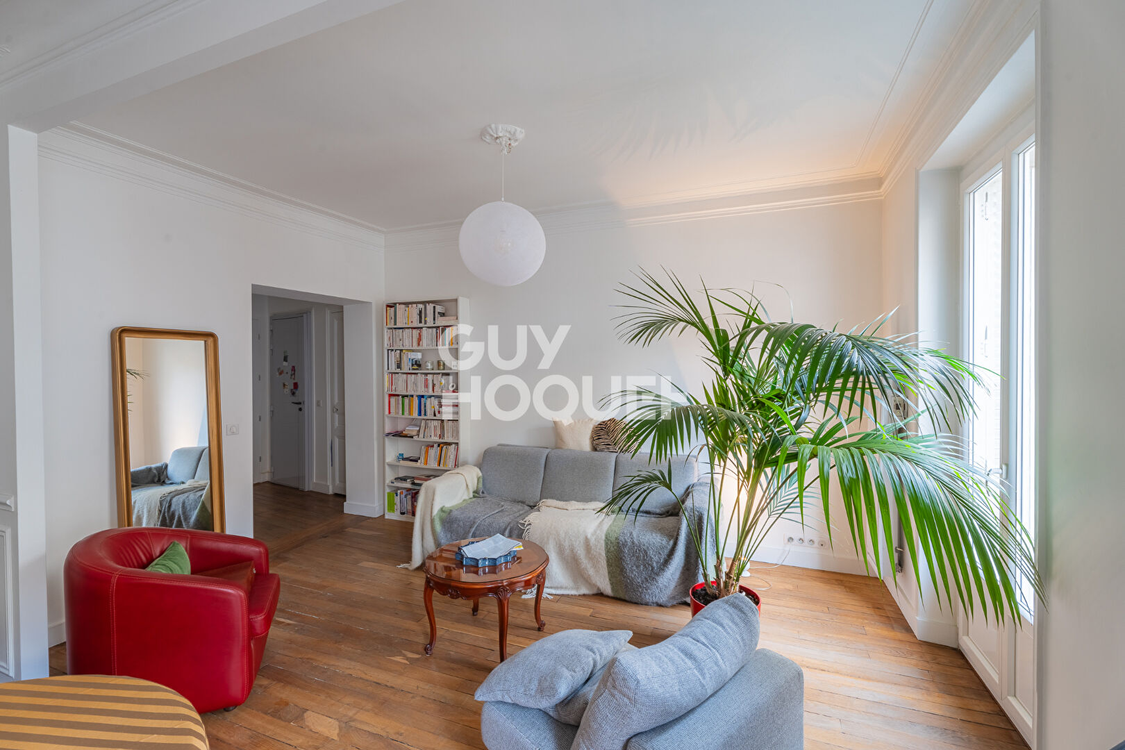 Appartement 2/3 pièces - Traversant - Balcon - Immeuble ancien de standing