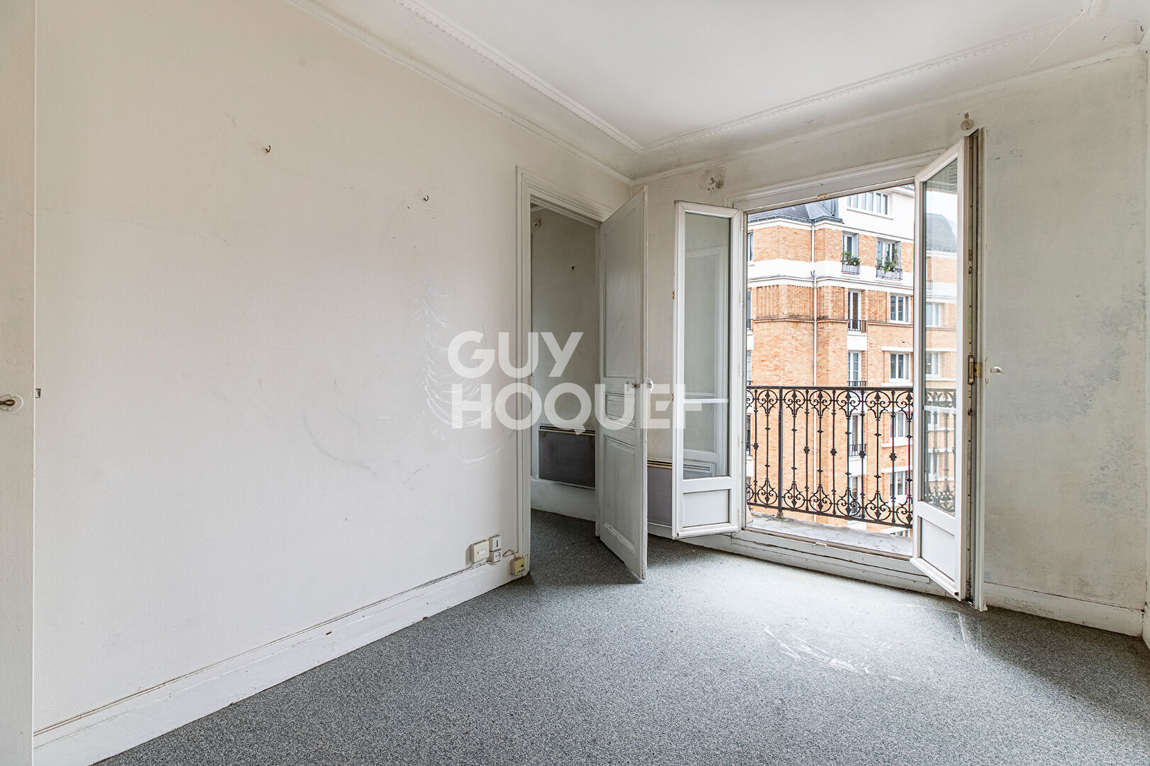 75016 Porte de Saint-Cloud | 2 pièces 35 m² | Balcon plein sud | Dernier étage