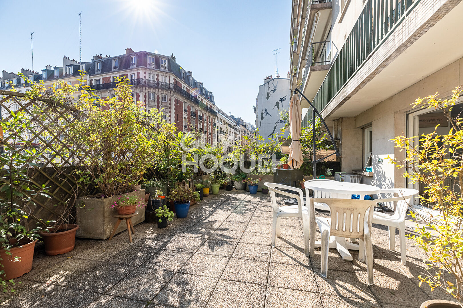 Appartement 75013 Paris 2 pièce(s) 53m²  terrasse 40m²