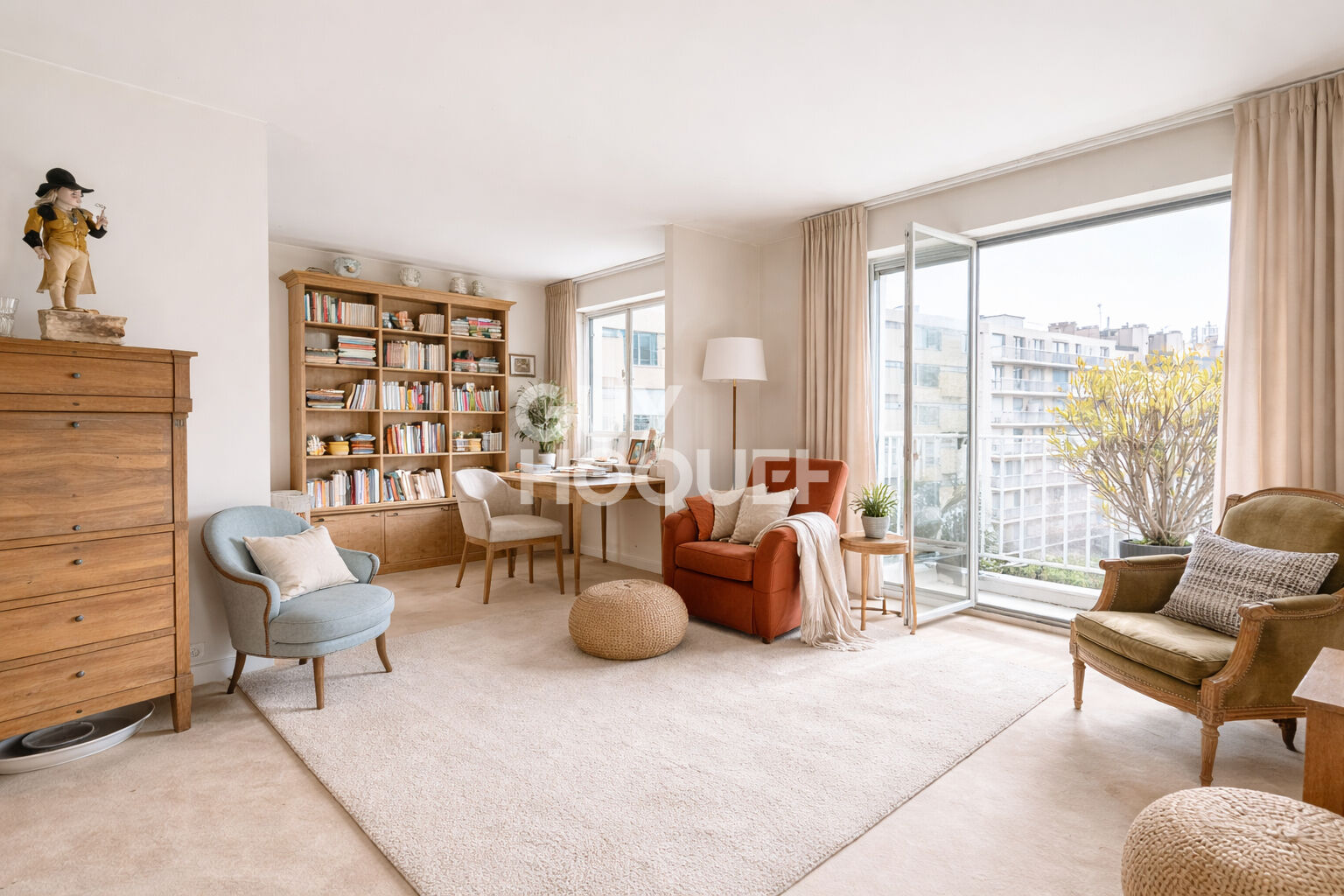 75015 GEORGE BRASSENS - 3 Pièces 2 Chambres 63M²  - Dernier étage - Balcon