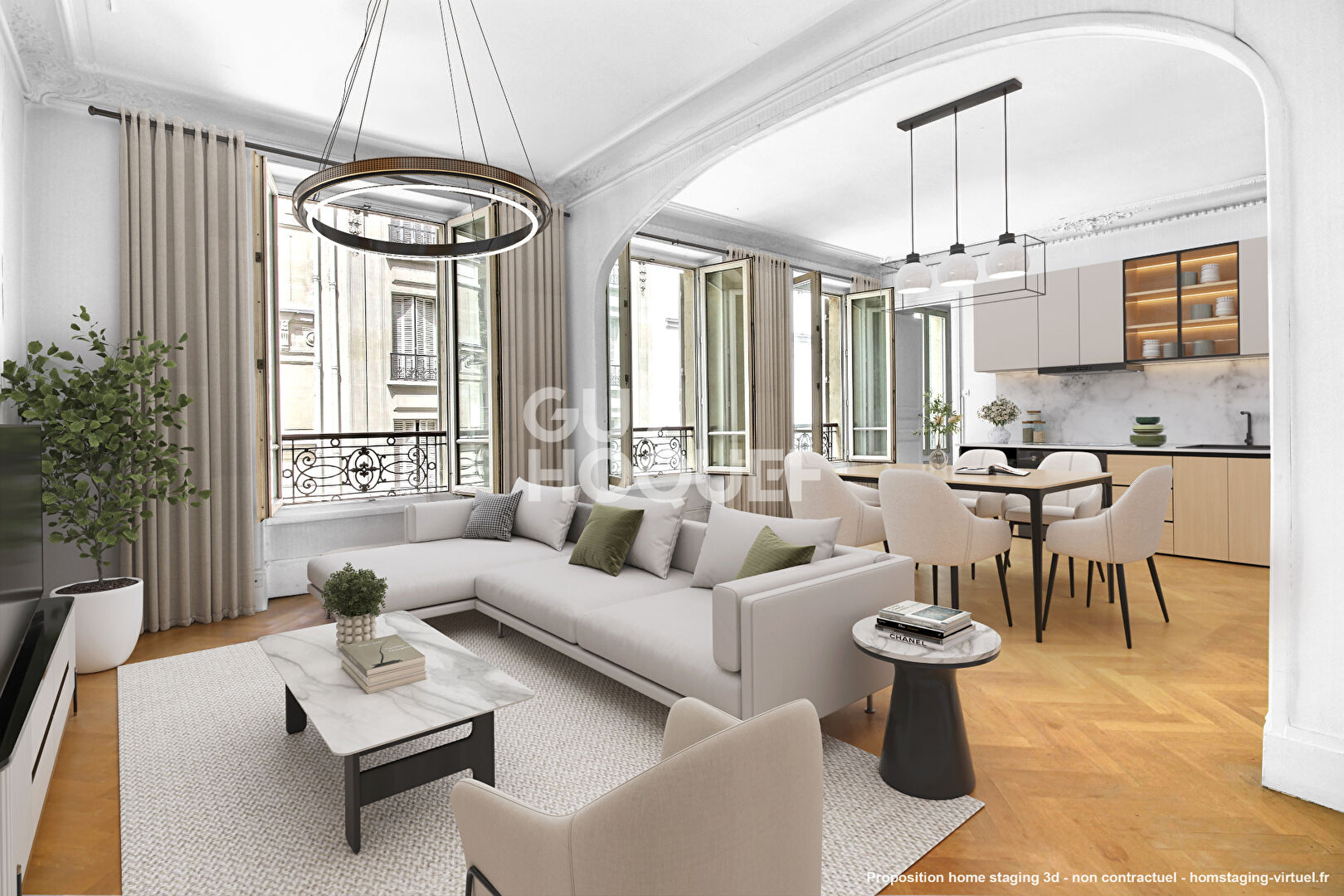 4 Pièces-  85.62 m2 - Martyrs