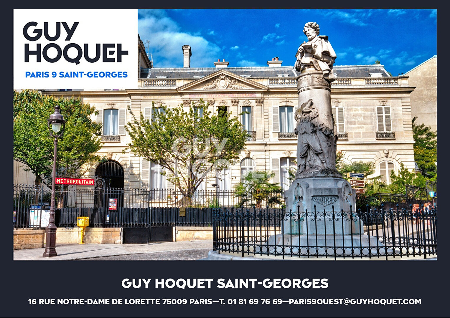 Magnifique appartement de réception de 141 m² rue La Bruyère