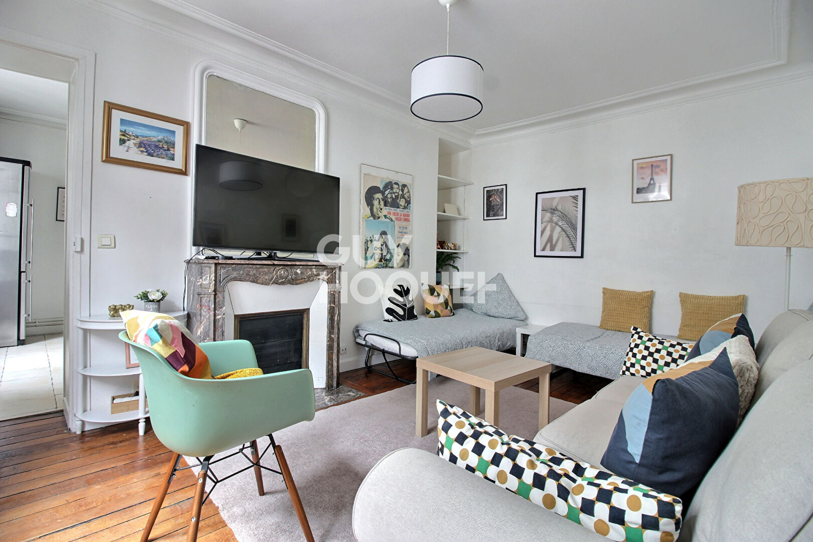 Beau 3 pièces - 51.41 m² - Trudaine, Paris 09