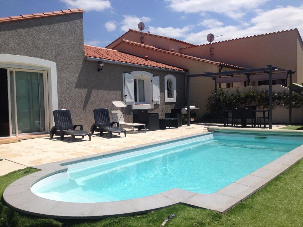 Maison 3 faces 98 m2 piscine à  VINCA