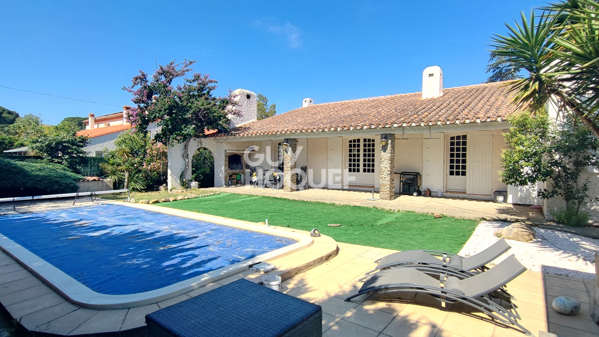 EXCLUSIVITE - à vendre à PERPIGNAN (66000), quartier Soleil Roy, maison de plain pied de 155 m² avec piscine