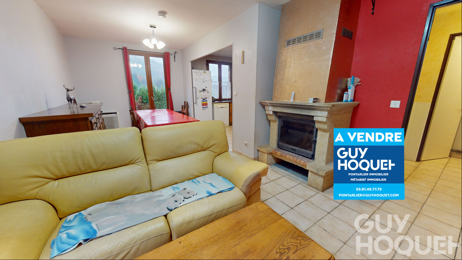 VUILLAFANS - MAISON 3 CHAMBRES ET GARAGE DOUBLE