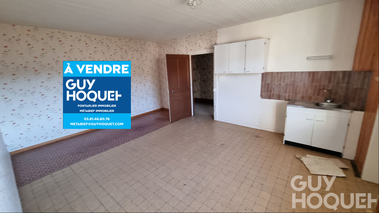 A VENDRE A MOUTHE, Appartement  1er ETAGE AVEC JARDIN