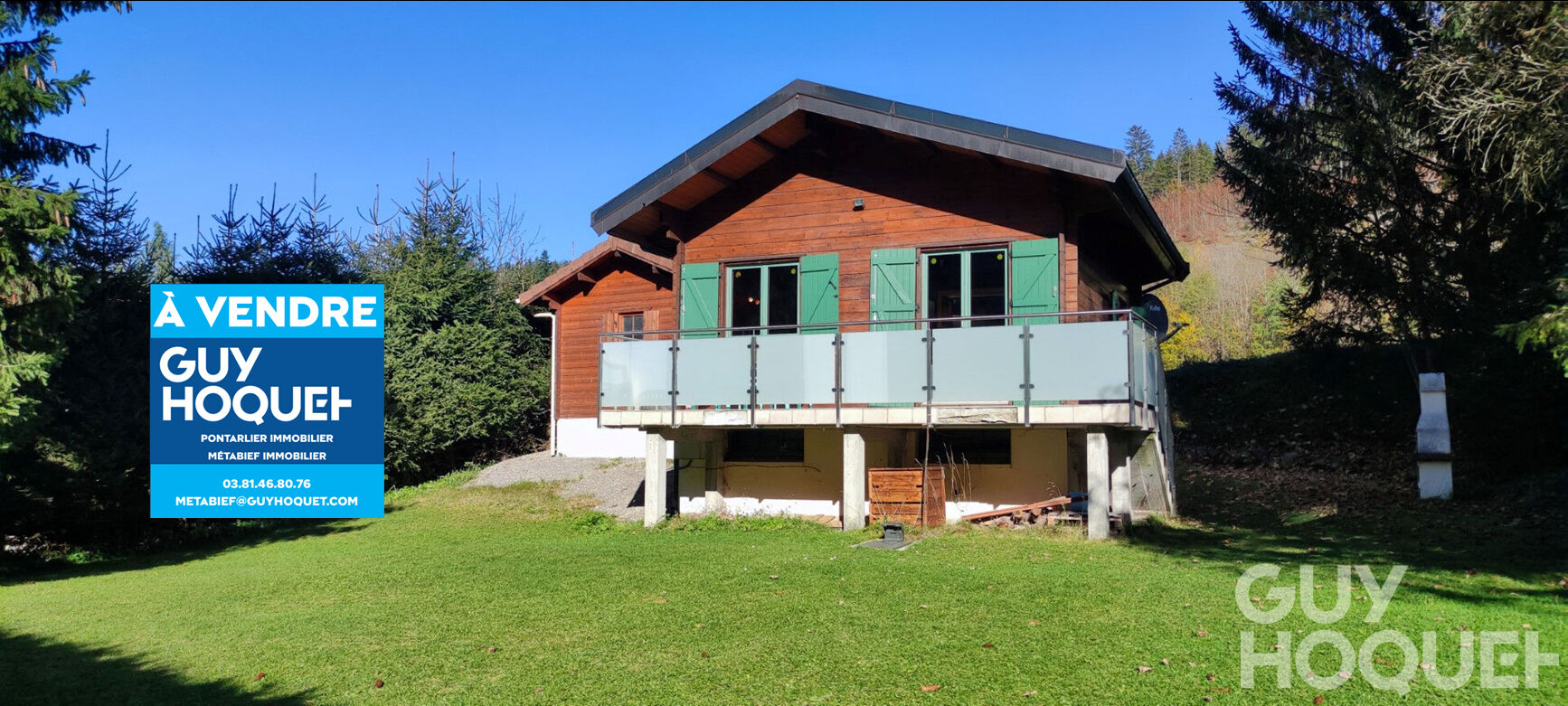 LES HOPITAUX-NEUFS - CHALET MEUBLE avec GARAGE