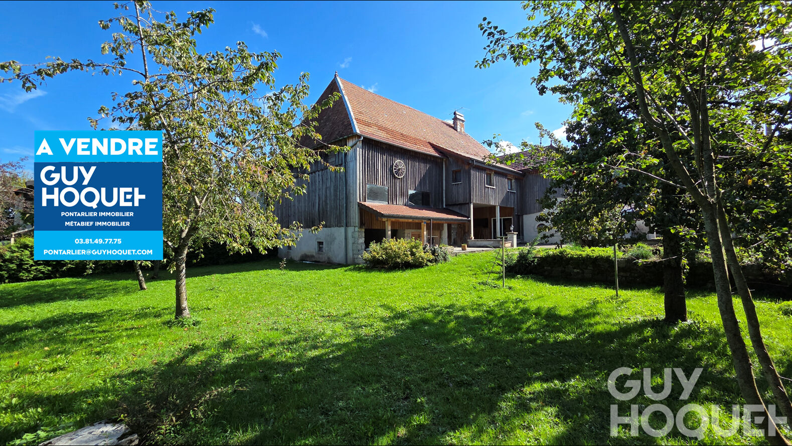 FERME RENOVEE 2 APPARTEMENTS TERRAIN 1900 M2