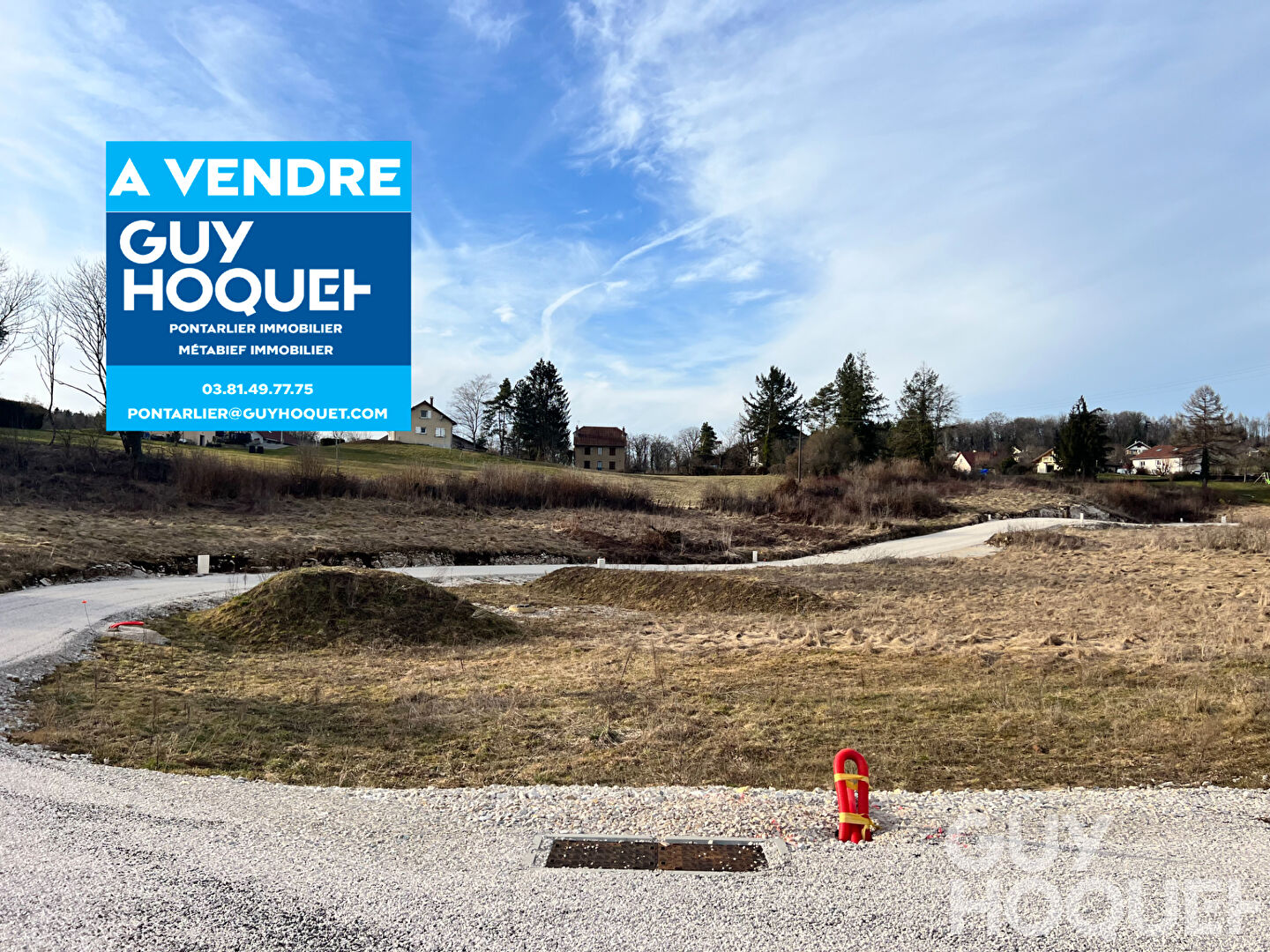 Terrain constructible L'Hôpital Du Grosbois de 706m²