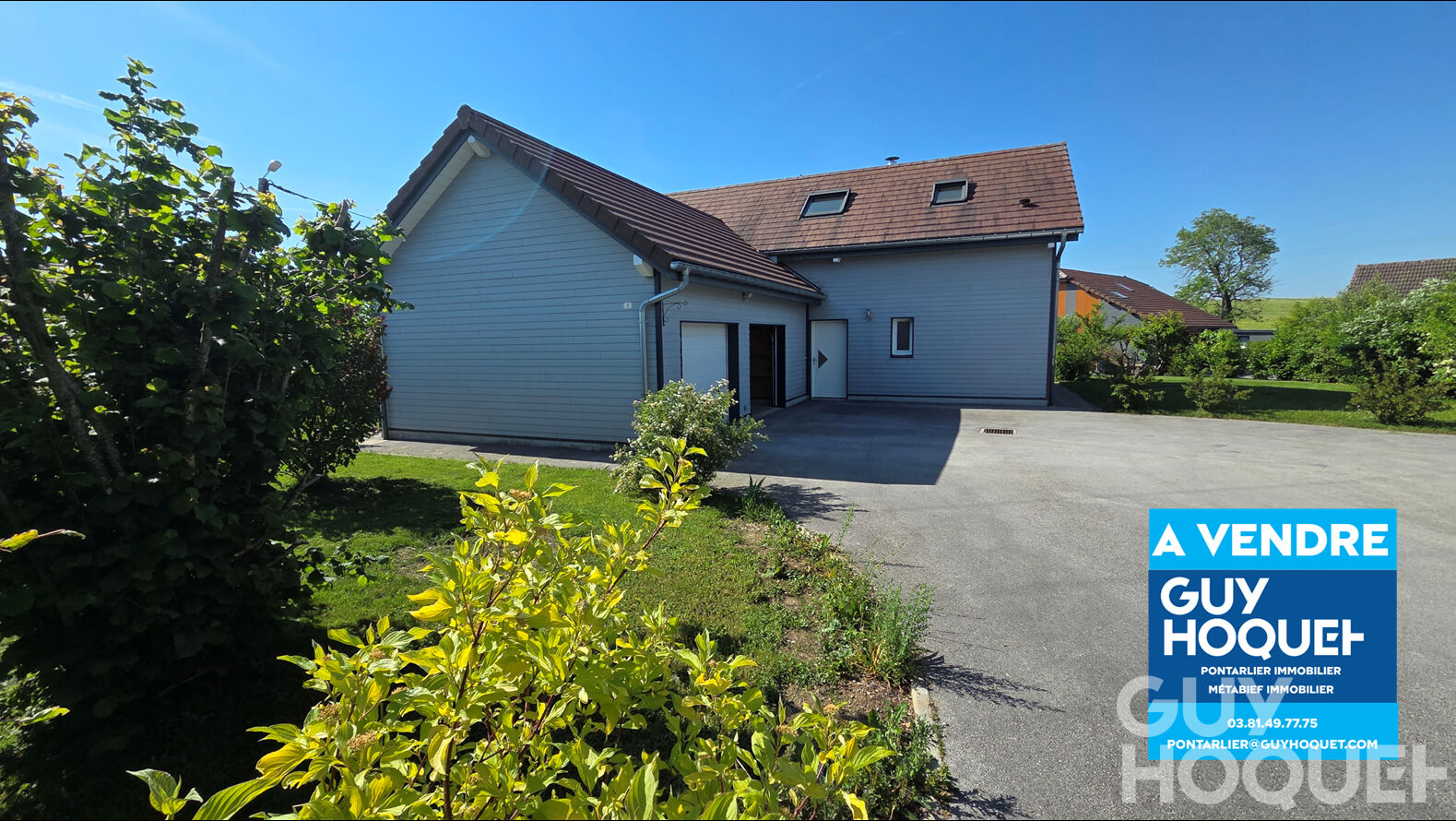 A VENDRE MAISON TERRAIN PLAT GARAGE DOUBLE